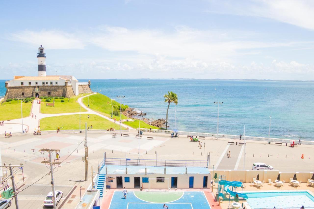 Apartamento No Farol Da Barra. Vista Deslumbrante Para O Mar! No Circuito Do Carnaval. Ao Lado Do Porto Da Barra ! السلفادور المظهر الخارجي الصورة